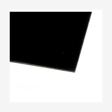 Пластик для панелей PARTS, черный, однослойный, 228x391 мм 