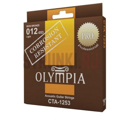 Струны для акустической гитары Olympia CTA1253 80-20 Bronze 12-53