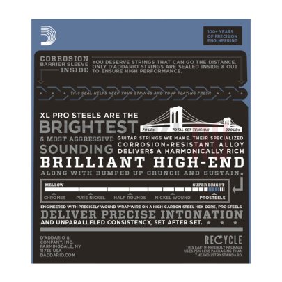 Струны для электрогитары D'Addario ProSteels EPS515 11-50