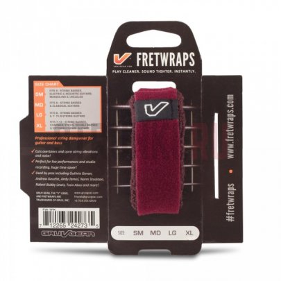 GRUVGEAR FRETWRAPS HD 'Wine' заглушка для струн, бордовая SM FW-1PK-BGY-SM