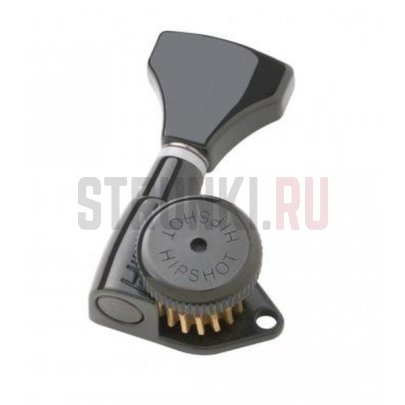 Колок одиночный HIPSHOT GRIP-LOCK OPEN 6GL0B-21 локовый, черный