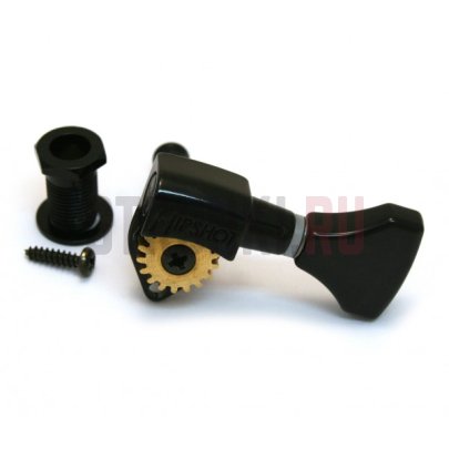 Колок одиночный HIPSHOT CLASSIC OPEN 6GN0B, левый, черный