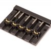 Бридж для 5-струнной бас-гитары HIPSHOT KickAss Bass Bridge 5K502B, Style 2, черный картинка 0