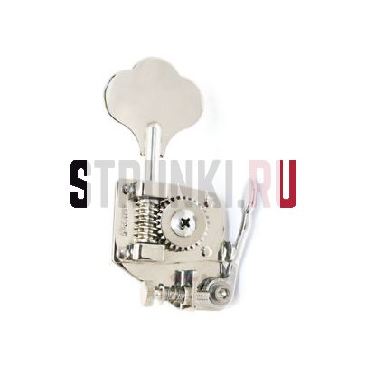 Одиночный басовый колок HIPSHOT BT7 Bass Xtender 20700N, прямой, никель