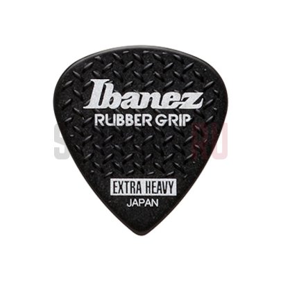 Медиатор Ibanez PA16XRG-BK, с прорезиненным покрытием, 1.2 мм, 1 шт.