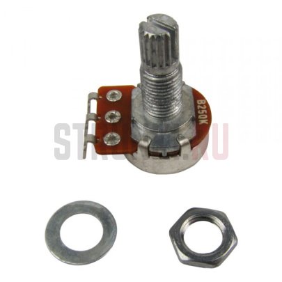 Musiclily M283 потенциометр B250K, длина резьбы 9 мм