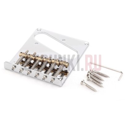 Бридж для Telecaster Musiclily MX1274CR, хром