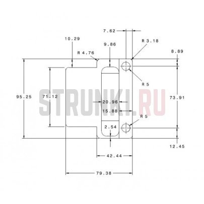 Тремоло Original Floyd Rose, FRT100, хром, сустейн блок - 37 мм