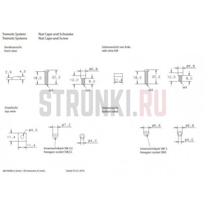 Топлок Original Floyd Rose R4 FRNR4BP (42,9мм), черный