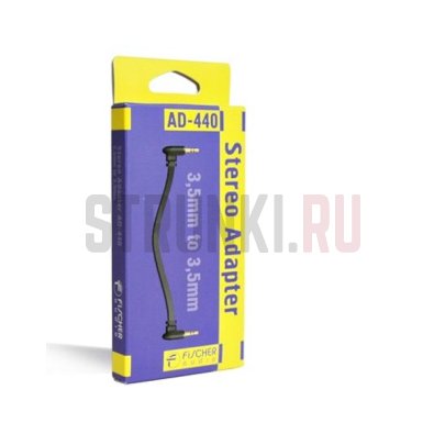 Патч кабель Fischer Audio AD-440 Patch Cable, угловой джеки 3.5мм! 22 см
