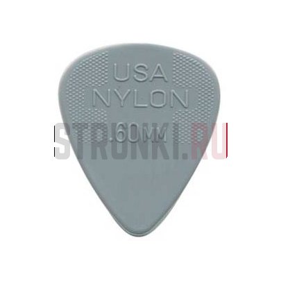 Медиатор Dunlop 44R.60 Nylon, 0.60 мм, 1 шт.