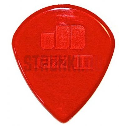 Медиатор Dunlop 47R3N Jazz III, красный, 1.38 мм, 1 шт.