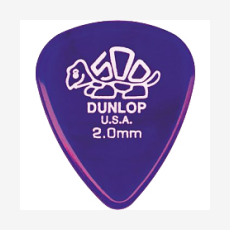 Медиатор Dunlop 41R2.0 Delrin 500, 2 мм, 1 шт.