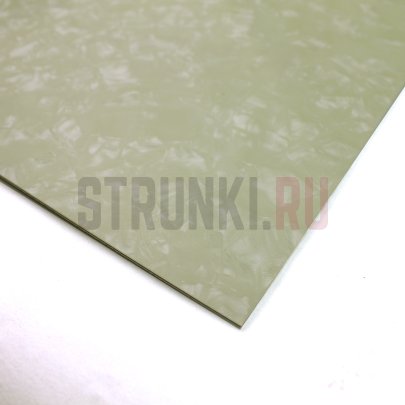 Пластик для панелей HOSCO PG-PI05, желтый перламутр, трехслойный, 390x227 мм