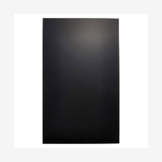 Пластик для панелей HOSCO PG-B1, черный, однослойный, 390x227 мм