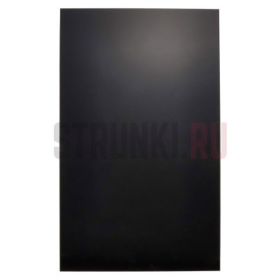 Пластик для панелей HOSCO PG-B1, черный, однослойный, 390x227 мм