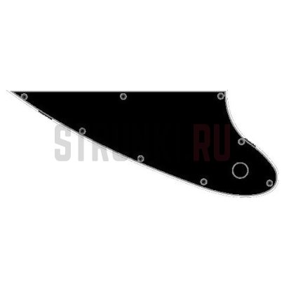 Пластиковая панель, трехслойная, Firebird, черная, HOSCO FB-B3P