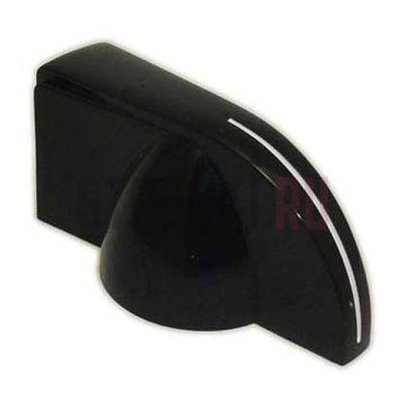 Ручка потенциометра Hosco KB-150, Chicken Head, метрическая, чёрная