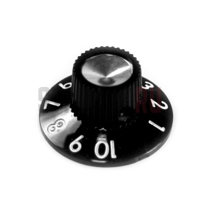 Ручка потенциометра Hosco KBS-200, универсальная, чёрная