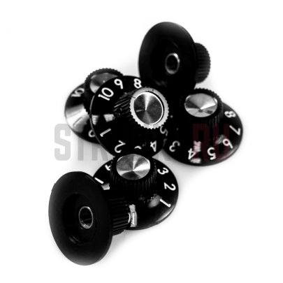 Ручка потенциометра Hosco KBS-200, универсальная, чёрная