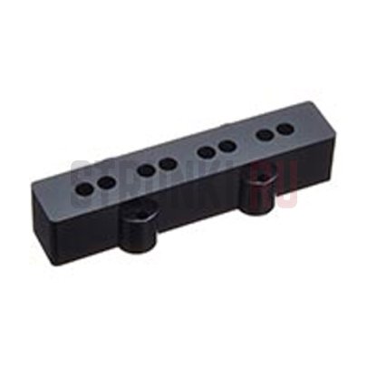 Крышка звукоснимателя для бриджевого сингла, Jazz Bass HOSCO OD-JB-CBR, черная