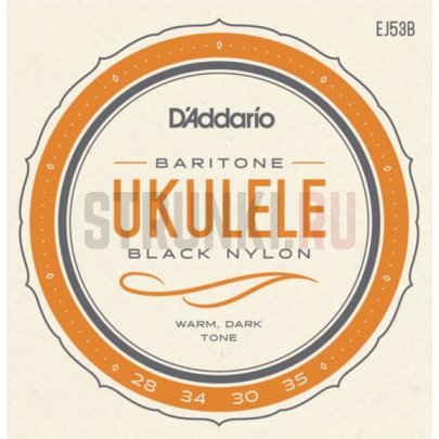 Струны для укулеле D'Addario Ukulele EJ53B Baritone 28-35