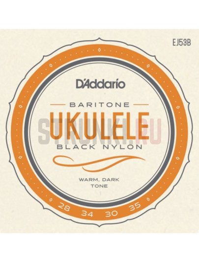 Струны для укулеле D'Addario Ukulele EJ53B Baritone 28-35