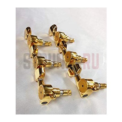 Колок одиночный GOTOH SG381-HAPM-07, Long, правый, золото