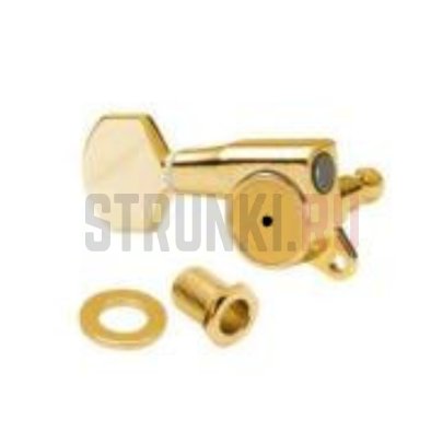 Колок одиночный GOTOH SG381-HAPM-07, Long, правый, золото