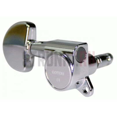 Колок одиночный GOTOH SG381-20, правый, хром