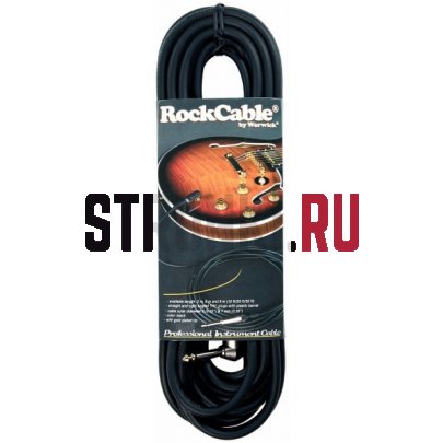 Кабель инструментальный ROCKCABLE RCL30253 D6 by Warwick, 3 м (прямой-угловой)