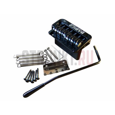 Бридж тремоло на шести болтах, Babicz FCHSTRATBKP Strat Tremolo, черный