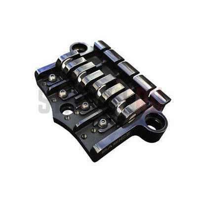 Бридж для 4-струнной бас-гитары трёхопорный, Babicz FCH3PT4BKP 3-Point, Bass Bridge, Original Series, чёрный