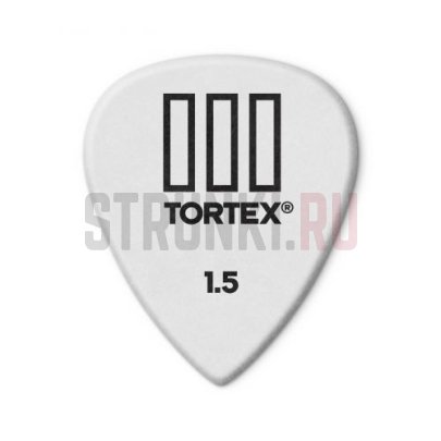 Медиатор Dunlop 462R1.50 Tortex III 1.5 mm, 1 шт.