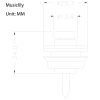 Комплект стреплоков (пара) PARTS M187 marvel style, золотые картинка 2