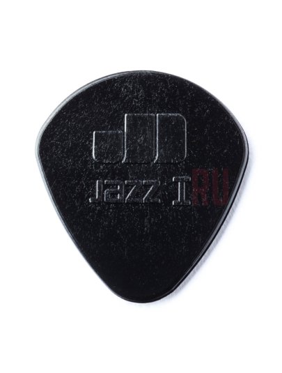 Медиатор Dunlop 47R1S Jazz I, черный, 1.1 мм, 1 шт.