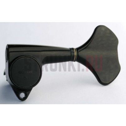 Колки 4+2 для 6-струнной бас-гитары GOTOH GB707, cosmo black