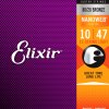 ELIXIR 11152 80/20 BRONZE NANOWEB 12-STRINGS LIGHT - (10-14-23-30-39-47)-(10-14-9-12-18-27) картинка 4