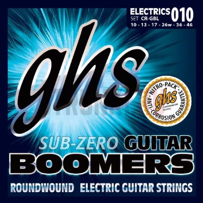 Струны для электрогитары GHS Sub-Zero Boomers CR-GBL 10-46