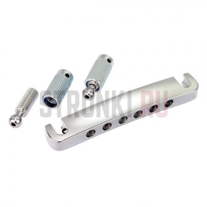 Сет замковый Бридж GOTOH 510FB + Струнодержатель GOTOH 510FA, хром