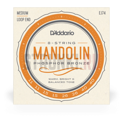 Струны для мандолины D'Addario Mandolin EJ74 11-40