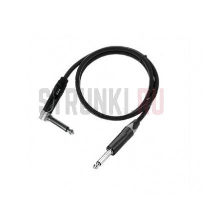 Кабель инструментальный SHNOOR IC124-JMJMR-B-1,5m (прямой-угловой)
