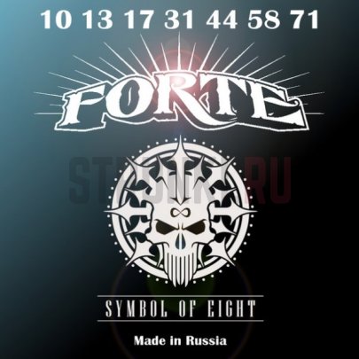 Струны для электрогитары Forte Symbol Of Eight 10-71