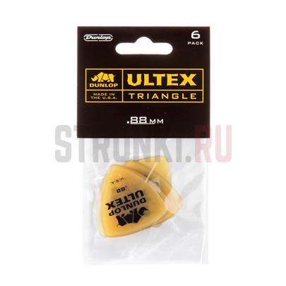 Набор медиаторов Dunlop 426P.88 Ultex Triangle, 0.88 мм, упаковка 6 шт.