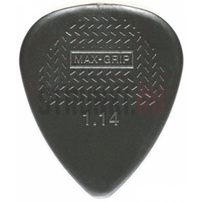 Медиатор Dunlop 449R1.14 Max-Grip Nylon, 1.14 мм, 1 шт.