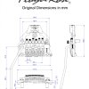 Тремоло система Floyd Rose, FRTX03000, золото картинка 4