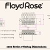 Тремоло система Floyd Rose Special FRTSSS2000, 7 струн, сустейн блок - 37 мм, черный картинка 4