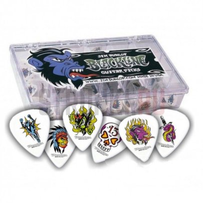 Медиатор Dunlop BL100R 1.0 Blackline Chief, 1 мм, 1 шт.