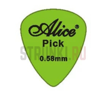 Медиатор Alice AP-600I, 0.58 мм, матовый, 1 шт.