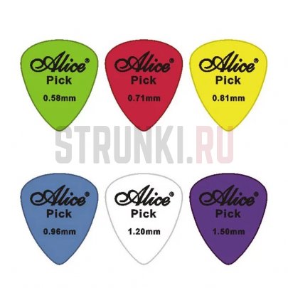 Медиатор Alice AP-600I, 0.81 мм, матовый, 1 шт.